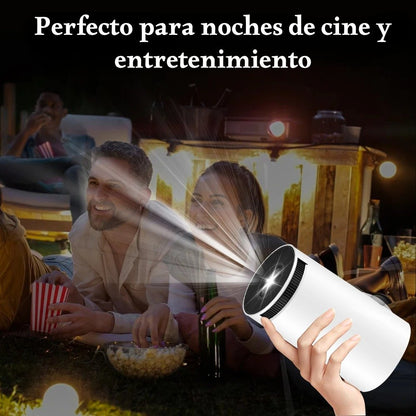 Proyector Smart Cine Wifi Bluetooth HDMI Altavoz 1080p + Equipo de sonido de regalo
